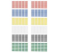 TPZORJX 360pcs Petit Flèche Autocollant Étiquette,Adhésif Couleur Codage Signe Autocollant,Flèche Marquage Autocollants Flèche Stickers Marquage Au Sol Autocollants Flèche Indicateur Flèche Signes