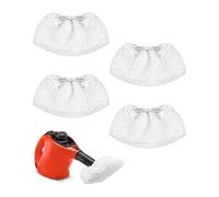TPZORJX 4 Pcs Bonnettes Microfibre pour Karcher Easyfix SC1 SC2 SC3 SC4 SC5, Housses de Rechange Chiffons Lingettes pour Nettoyeur Vapeur et Buse à Main Accessoires