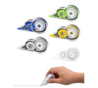TPZORJX 5 PCS Rubans Correcteurs,Mini Ruban Correcteur Bande de Correction Tape,12 m x 5 mm Rouleaux de Correction, Ruban Correcteur, Correcteur Souris, Roller Correcteur pour l'Ecole et au Bureau