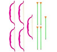 TPZORJX 5 pièces de jouets pour enfants petit arc et flèche,mini arc et flèche de 26 cm, jouets casse-tête, adaptés aux garçons et aux filles de plus de 5 ans, couleurs mélangées
