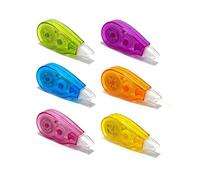TPZORJX 6 PCS Rubans Correcteurs,Mini Ruban Correcteur Bande de Correction Tape,4 m x 5 mm Rouleaux de Correction, Ruban Correcteur, Correcteur Souris, Roller Correcteur pour l'Ecole et au Bureau