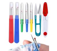 TPZORJX 7 pcs Découseur de couture,dissolvant de coupe-fil, découd-vite pour couture,découseur de point,grand et petit fil de couture,accessoires couture,pour couture,travaux manuels,travaux manuels