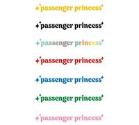 TPZORJX 7PCS Autocollant Rétroviseur Voiture,Passager Princesse Sticker,Accessoires de Voiture de Princesse de Passager,Drôle Rétroviseur Autocollant, Voiture pour Femme Décoration de Voiture