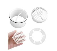 TPZORJX Ensemble 3 pièces Filtre à Cheveux + Tuyau Plongeur pour Douche - Compatible avec bonde d'écoulement 6960, 6963, 6961, 6962,Filtre Cheveux Baignoire