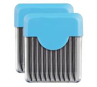 TPZORJX Étui Rigide de 20 Mines de Rechange 2 mm pour Recharge Compas Scolaire,Mine Compas College,Mines de Rechange pour Compas,Noyau de remplacement de boussole