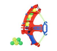 TPZORJX Fléchettes Kids,Jeux d'extérieur pour enfants,Jouets d'arc et de flèche,Jouets de tir à l'arc pour enfants,Jouets de lancer à l'intérieur et à l'extérieur,y compris boules adhésives(Rouge)