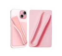 TPZORJX lip gloss phone case,Coque adhésive en silicone pour téléphone portable, compatible avec iPhone, Samsung et autres smartphones Android,Général (rose)