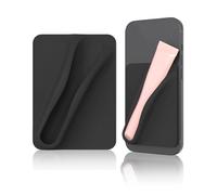 TPZORJX lip gloss phone case,Coque adhésive en silicone pour téléphone portable, compatible avec iPhone, Samsung et autres smartphones Android,Général (noir)