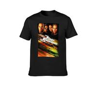 TqaSerHqs Fast and Furious Pullover Top Men T-Shirt Slim Fit tie Dye Painting T-Shirt Black L