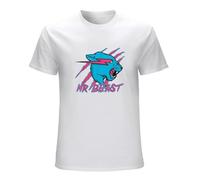 TqaSerHqs Mr Gaming Beast Game Boys Girls Kids T-Shirt T-Shirt White L