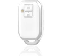 Tqcp-Coque Clé Etui Cles Boitier Clé De Voiture Pour Suzuki Swift V Waggon R Monopoly Maruti Dzire Ignis Swift Embona Xl7 Sport Étui Clés Voiture Clé À Télécommande, Blanc Argent