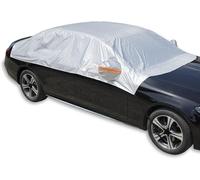 Tqcp-Housse De Voiture Bâche Voiture, Demi-Housse Anti-Uv Et Coupe-Vent Pour Automobiles, Soleil, Pluie, Poussière, Tous Temps, Pare-Brise, Vitre Latérale/Arrière, Ajustement Universel Pour Berline 1