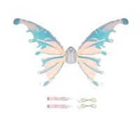TQEBWUS Ailes de chien - Ailes de papillon lumineuses - Accessoires photo - Accessoires de jeu de rôle à LED - Pour les races de chiens de grande et moyenne taille - Pour fête, anniversaire, théâtre
