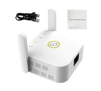 TQEBWUS Amplificateur WiFi d'extension Internet, répéteur WiFi - Extension WiFi extérieure la Plus Rapide,Le prolongateur de portée WiFi Blanc Augmente Le Signal pour Les hôtels, Couverture Longue
