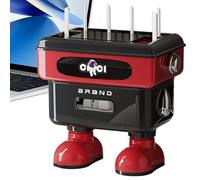 TQEBWUS Boîte de Rangement Routeur WiFi,Organisateur De Bureau Robot - Organisateur Routeur - pour Salon Chambre Maison Bureau Support Télévision Lieu de Travail Centre de Divertissement Console Média