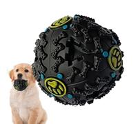 TQEBWUS Boule de Rire pour Chien, Boule de Nourriture pour Chien, Boules à mâcher Alimentaires, Balles interactives à Alimentation Lente, Balle créative Qui fuit pour Chien avec Son de Rire pour Les