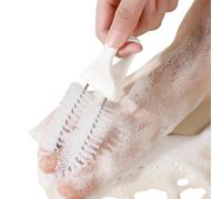 TQEBWUS Brosse à pied,Outil pour Nettoyage Portable,Brosse pour espaces interdigitaux - Pour spa, salon, bain quotidien, hygiène, voyage, hôtel