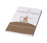 TQEBWUS Chaise de yoga pour personnes âgées | Guide d'entraînement de yoga sur chaise - Livre d'exercices de fitness sain pour débutants et personnes âgées pour améliorer l'équilibre, gagner, mobilité
