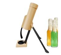 TQEBWUS Décapsuleur De Mortier De Bière, 51mm Mains Libres Dé Cap Suleur Automatique, Décapsuleur De Bière Amusant, Appuyer Sur Lance-capsules Morriers Ouvrir Bouteilles Bières Pour Apéro Maison, Bar