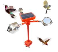 TQEBWUS Dispositifs Réflecteurs Anti-Oiseaux - Dispositif Anti-Oiseaux pour Toit avec Alarme Sonore Ajustable - Équipement Imperméable pour Fenêtre Terrasse Balcon Grillage