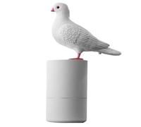 TQEBWUS Distributeur Savon Pigeons, 300 ML Distributeur Automatique Savon Moussant, Distributeur De Savon À Induction Blue Bird, Distributeur Savon Pigeons Caca Rechargeable pour Cuisine, Salle Bain