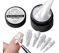 TQEBWUS Gel De Sculpture 3D Pour Ongles | Gel Sculptural 3D Pérle Pour