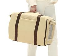 TQEBWUS Housse pour Cage À Chien,Protecteur avec Poignées | Housse de Transport pour Animaux avec Fenêtre en Maille et Anti-Dérapant,pour Le Transport Aérien des Chats de Compagnie