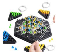 TQEBWUS Jeu De Triangle en Chaîne, Jeu D'échecs Triangulaire, Jeu D'échecs en Chaîne Géométrique, Échecs Triangulaires en Chaîne Interactifs, Jeu De Stratégie pour Enfant Et Adultes, Fête De Famille