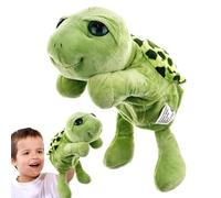 TQEBWUS Marionnette à Main Tortues, marionnettes à Main pour Tout-Petit,Marionnettes à Main en Peluche Douce en Forme de Tortue | Jouets préscolaires décoratifs, Accessoires de Narration de scène