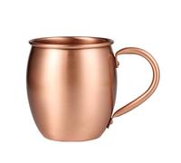 TQEBWUS Mug En Cuivre | Artisanal 530ml à Finition Martelée Vaisselle à Boire - Tasses Mule | Pour Cocktail À La Maison, Cuisine, Bar, Fêtes De Noël, Événements, Et Boire Bière, Thé, Eau, Boissons