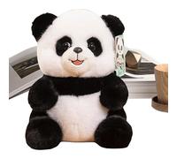 TQEBWUS Panda Peluche,Doudou Panda Corps Coussin Peluche - Poupées Décoratives pour Table De Nuit, Fêtes, Noël, Tout-Petits, Adolescents, Adultes, Chambre, Salon, Nurserie, Canapé,