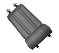 TQEBWUS Support De Jambe Pour Extenseur De Siège Auto,Coussin Rafraîchissant Cuir pour Jambes de Siège Auto - Support Antidérapant pour Cuisses Adulte Conducteur Longs Trajets