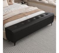 Tqertrtfxa Banc de Rangement pour Couloir avec étagère à Chaussures, Ultra-Fin - Siège pour se chausser, idéal pour entrée étroite, Salon et(D,80 * 35 * 45cm/31.5 * 13.8 * 17.7in)