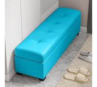 Tqertrtfxa Banc Porte-Chaussures rembourré, pour Hall d'entrée, de Rangement pour Couloir avec étagère à Chaussures, Ultra-Fin pour entrée | Long et étroit pour couloirs boutiques(J,150cm/59.1in)