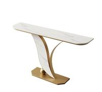 Tqertrtfxa Console Minimaliste Moderne/à Placer derrière Un canapé,Meuble d'entrée,en Pierre de Taille,Console et,étagère Rangement,Idéale pour Le Hall(C,150 * 30 * 80cm/59.1 * 11.8 * 31.5in)