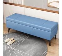 Tqertrtfxa Grand Placard à Chaussures intégré et dissimulé, Banc de Rangement rectangulaire avec Fonction réglable en Hauteur, pouvant Servir Table Basse ou Pouf(L,130cm/51.2in)