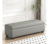 Tqertrtfxa Pouf de Rangement avec Grand Espace dissimulé, Banc pour Changer Chaussures, Banc Bout lit, canapé, Repose-Pieds, Idéal pour l'entrée, Le Salon et la Chambre(L,160cm/63in)
