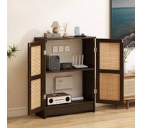 Tqertrtfxa Support de routeur sans Fil,Meuble TV,décodeur,Armoire de Rangement Audio,boîtier de Blindage,Support de Rangement de Fils,Présentoirs pour lecteurs CD et récepteurs stéréo(70cm/27.6in)