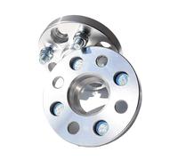 Tqjusjr entretoise Roue de Voiture pour Torneo pour Rafaga pour Vigor 4x114.3-64.1 Filetage 12 * 1.5 Entretoises De Roue Hors Route Adaptateur De Roue 4 Trous(25mm Silver)