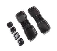 Tqjusjr Feu Arrière Pour Land Pour Rover Pour Defender 90 110 130 2020-2025 Couvercle feu arrière Décoration feu arrière noir fumé Feux arrières(Stoplight)