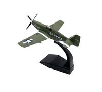 TQMEAD Modèle d'avion en métal Modèle d'avion De Chasse en Alliage Moulé sous Pression Simulation Mustang P51b Ornement Collection Échelle 1:72 Avion Miniature