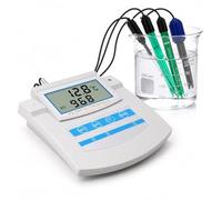 TQPGJJL Analyseur Qualité Eau Paillasse 6 en 1 - Compteur Industriel Multiparamètres pH ORP TDS EC CF Température avec ATC pour Labo, Contrôle Qualité Et Surveillance Eau De Procédé