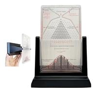 TQPGJJL Démonstration Professionnelle de Laboratoire sur Planche de Galton - Modèle de Courbe en Cloche à Grande échelle for Les expositions de Physique Universitaire et de musée des Sciences(6.7")