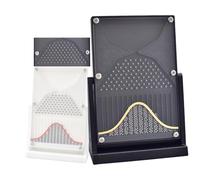 TQPGJJL Galton Board Modèle De Démonstration Probabiliste | Outil Lab Physique & Jouet De Bureau Acrylique Ultratransparent | Kit éducatif STEM pour Classe, Homeschool & Bureau(Black)