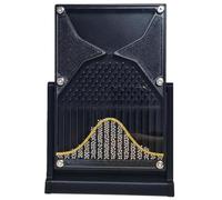 TQPGJJL Kit d'apprentissage STEM Galton Board pour Familles - Modèle Interactif De Démonstration De Probabilité | Outil éducatif De Physique Et Stat Homeschool pour Enfants, Ados & Adultes(Black)