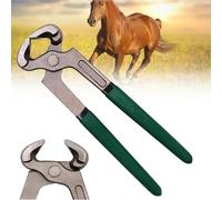 TQPGJJL Pince à Sabot De Cheval Qualité Supérieure Outil Maréchal Vétérinaire Professionnel Acier Inoxydable Poignée Ergonomique Caoutchouc Antirouille Coupe Précision Pour équidés Bétail