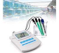 TQPGJJL Testeur Qualité Eau Paillasse 6 en 1 Hydroponique Aquaculture - Compteur Multiparamètres Commercial pH TDS EC CF ORP Temp avec ATC pour Gestion Nutriments Fermes Piscicoles
