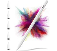 TQQ Stylet Tablette Samsung, 2.0 Stylet Tablette pour Charge Rapide de 5 à 10 Minutes, Reject de Paume, Fixation Magnétique, Compatible avec Samsung, Xiaomi et Lenovo Etc