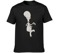 TQQCA BEAR American Dad Roger Cute T Shirt Black L
