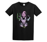 TQQCA BEAR Beerus Soft Slim Science Fiction Design Classic T-Shirt Black XXL